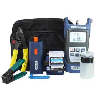 Fiber Optic Tool Kit With Cutter Cleaver Optical Power Meter 10mW Red Test Pen