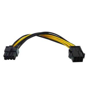 20cm CPU 6 Pin To 8 Pin Graphics Card Computer Motherboard Power Cable