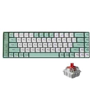 LANGTU S69 General Computer Wired Office Mechanical Keyboard, Color: Dual Color Red Shaft