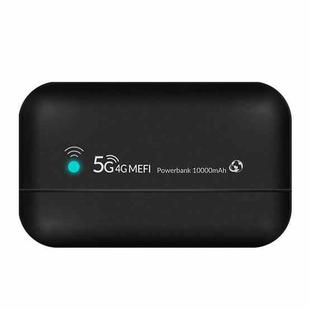 PW100 4G LTE Mobile Router USB Hotspot Portable Power Bank Pocket Wireless MIFI(Black)