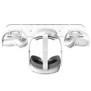 For Meta Quest Pro/Pico 4 VR Acrylic Wall Mount Holder Handle Hanger(Transparent)