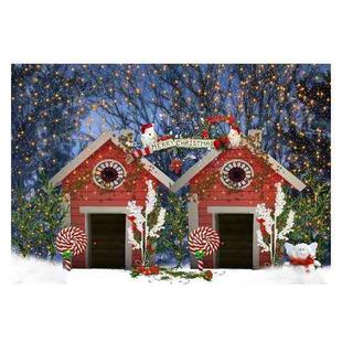 2.1 x 1.5m Holiday Party Photography Backdrop Christmas Decoration Hanging Cloth, Style: SD-775