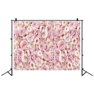 2.1 x 1.5m Festive Photography Backdrop 3D Wedding Flower Wall Hanging Cloth, Style: C-1856