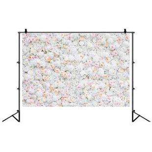 2.1 x 1.5m Festive Photography Backdrop 3D Wedding Flower Wall Hanging Cloth, Style: C-1889