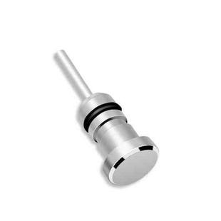 3.5mm Universal Metal Dust Plug Headset Plug Card Needle(Silver)