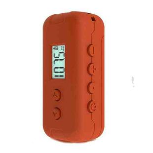AM+FM Dual-Band Radio Portable Digital Display Mini Radio With 3.5mm Headphone Jack(Orange)