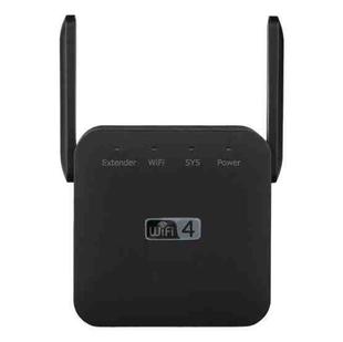 2.4G 300M Wi-Fi Amplifier Long Range WiFi Repeater Wireless Signal Booster EU Plug Black