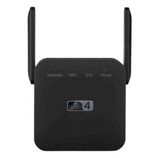 2.4G 300M Wi-Fi Amplifier Long Range WiFi Repeater Wireless Signal Booster UK Plug Black