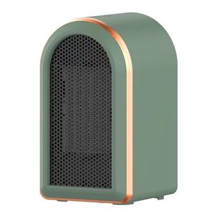 Small PTC Table Heater Household Portable Silent Air Heater, Style: US Plug(Green)
