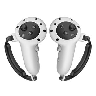 For Meta Quest 3 Handle Silicone Protective Cover VR Accessories(Light Grey)