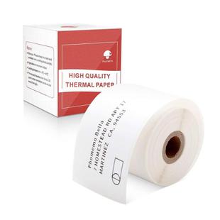 For Phomemo M110 / M200 130pcs /Roll 40x60mm Square Self-Adhesive Thermal Labels On White Background
