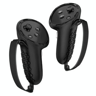For Oculus/Meta Quest 3 Controller Silicone Anti-Slip Protective Cover VR Accessories(Black)