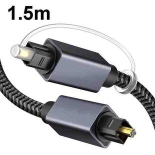 1.5m Digital Optical Audio Output/Input Cable Compatible With SPDIF5.1/7.1 OD5.0MM(Gray)
