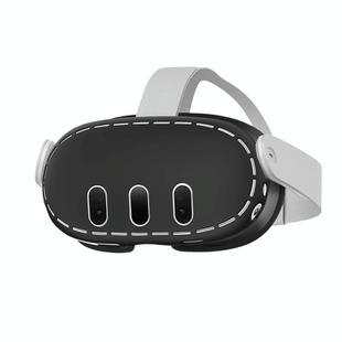 For Meta Quest 3 Helmet Protective Case Anti-scratch Sweat-Proof Shell VR Accessorie(Black)