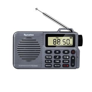 QL-221 Multifunctional Portable Bluetooth Plug-In Card Two-Band FM/AM Recording Radio, Style: US Version(Grey)