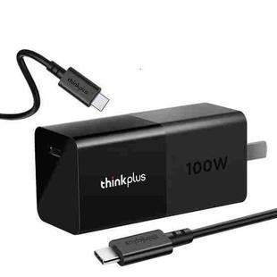 Lenovo Thinkplus 100W GaN Lipstick Power Adapter USB-C/Type-C Fast Charger,CN Plug