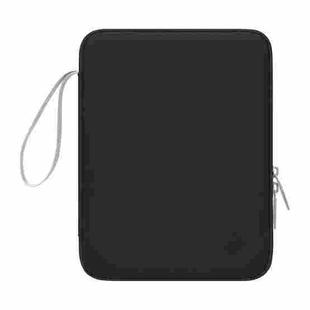 BUBM For IPad PU Leather Tablet PC Case With Carrying Strap, Size: 10.9 inches(Black)