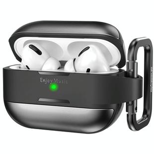 AhaStyle WG75-PRO For AirPods Pro Split TPU+Aluminum Alloy Combination Protective Cover(Gray)
