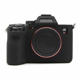 For Sony A7RV Mirrorless Camera Matte Protective Silicone Case, Color: Black