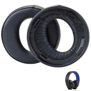 For Sony CECHYA-0083 Black PU 2pcs Headphone Sponge Cover Earmuffs Headset Case