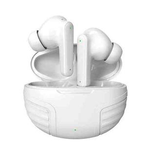 DE818 Bluetooth V5.3 In-Ear Headset  ANC+ENC Noise Reduction Headphone With Charging Case(White)