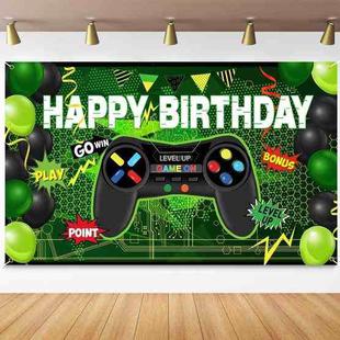 180x110cm Game Console Theme Birthday Background Birthday Party Decoration Banner(2023SRB51)