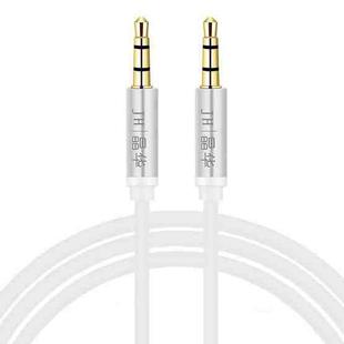 JINGHUA Audio Cable 3.5mm Male To Male AUX Audio Adapter Cable, Length: 1.2m(3 Knots White)