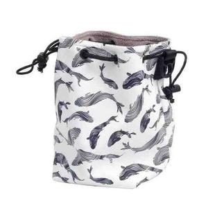 Portable Multifunctional Drawstring Waterproof Storage Bag For Instant Cameras(Whale)