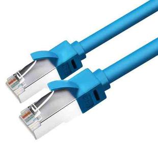 JINGHUA Category 6 Gigabit Double Shielded Router Computer Project All Copper Network Cable, Size: 10M(Blue)