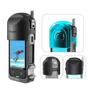 For Insta360 X3 AMagisn Metal Rabbit Cage Protective Frame Accessories, Spec: With Lens Cover