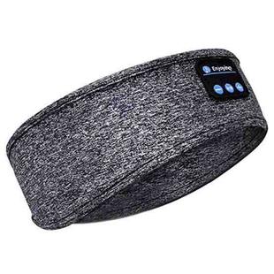 Sleep Bluetooth Bandana Headband Wireless Music Sport Headband Built-in Sleep Music Eye Mask(Sisal Gray)