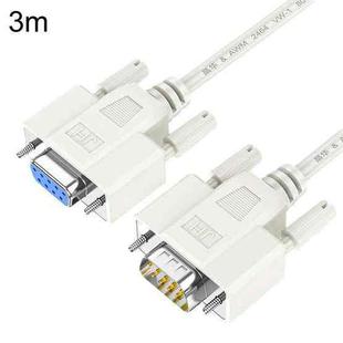 JINGHUA B110 Male To Female DB Cable RS232 Serial COM Cord Printer Device Connection Line, Size: 3m(Beige)