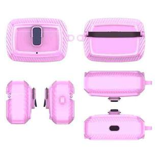 For Beats Studio Buds PC Hard Shell Anti-fall Bluetooth Earphone Protective Case(Pink)