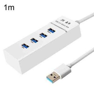 JINGHUA N606A USB3.0 Splitter One To Four Computer HUB Docking Station Connector, Size: 1m(White)