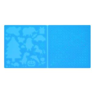 3D Printing Pen Copy Silicone DIY Painting Template Mat, Specification: Blue Large
