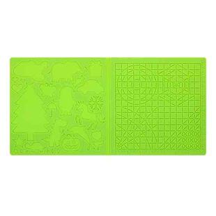 3D Printing Pen Copy Silicone DIY Painting Template Mat, Specification: Green Large