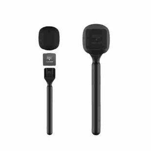 Microphone Interview Handle For DJI Mic / Moma / Rode Wireless Go / Relacart(Black)