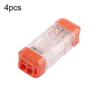 4pcs Direct Insertion Of Quick Terminal Block Wire Connector Clamps, Model: NC-22