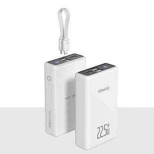 ROMOSS LT20A 20000mAh Comes With Line Charging Treasure Two-Way Fast Charging Mobile Power Supply(White)