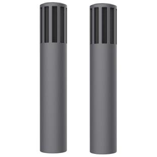 For Teslamic Microphone 1pair Silicone Protective Case Wireless Mic Cover(Advanced Gray)