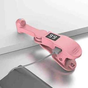 B-02 Cell Phone Screen Clicker Intelligent Plug-in Physical Connecting Point Device Living Equipment(Pink)