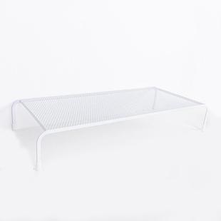 Computer Monitor Elevated Bracket Desk Wrought Iron Rack Organizer, Spec: Standard Single Layer