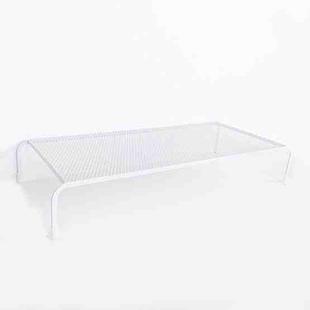 Computer Monitor Elevated Bracket Desk Wrought Iron Rack Organizer, Spec: Deepen Single Layer