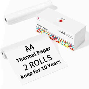 Phomemo 2rolls /Box A4 Writing Quick-Drying Thermal Paper 10-Year Long-Lasting For M832 / M833 / M834 / M835 Printer