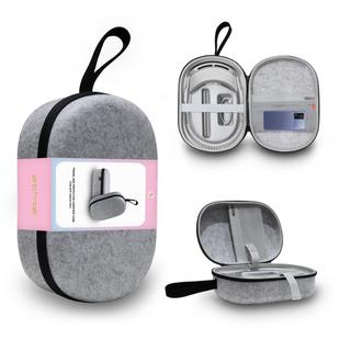 JYS-APP001 For Apple Vision Pro Headset Storage Bag VR Glasses Anti-Scrape Portable Bag, Color: Gray Felt