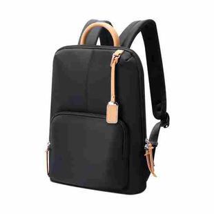 Bopai 62-126521 14-inch Laptop Thin and Light Business Waterproof Backpack(Black)