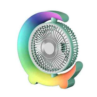 F11 USB Charging Cool Marquee Desktop Portable Fan(Mint Green)