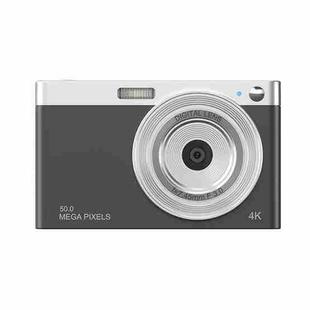 50 MP HD Camera 4K Video Retro Vlog Self-Shooting Camera(Black)