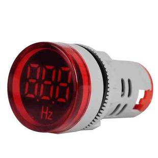 SINOTIMER ST16HZ 20-75Hz AC Frequency 22mm Round Opening LED Digital Signal Indicator Light(01 Red)