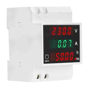 SINOTIMER SDM007 Din Rail AC Voltage Current Totalized Time Frequency Digital Display Meter